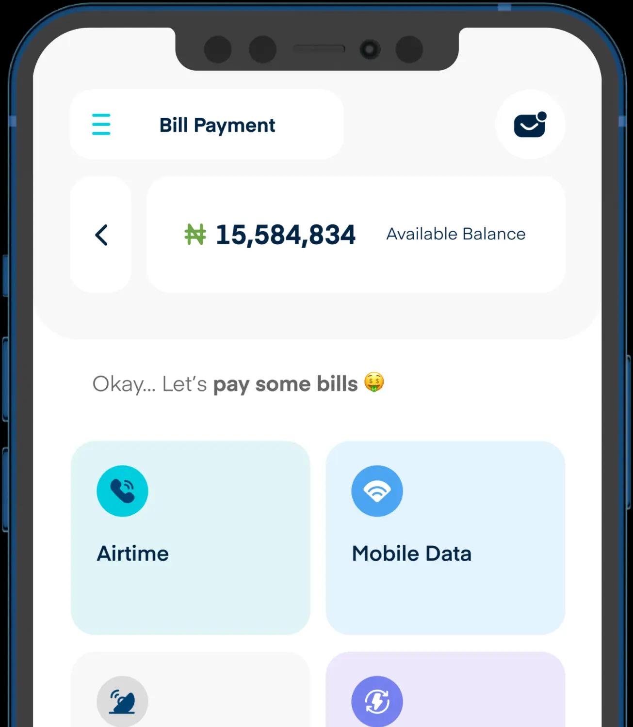 Phone showcasing feature