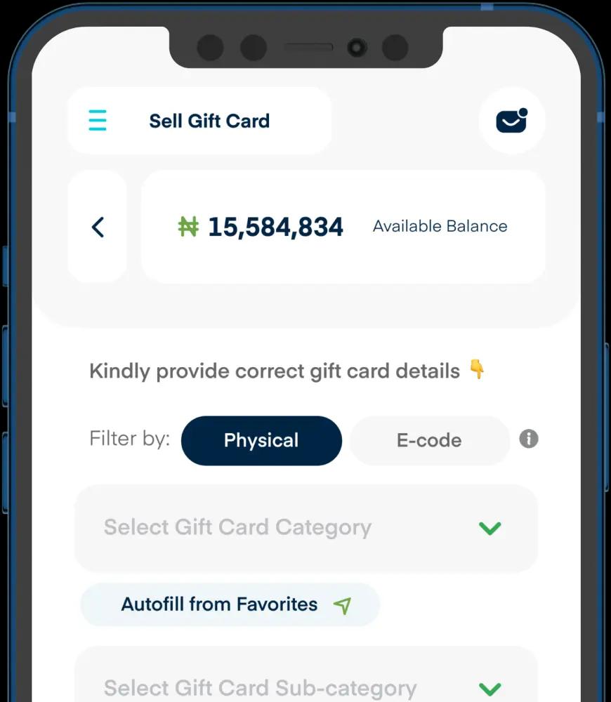 Phone showcasing feature
