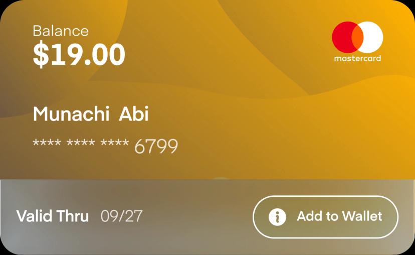 Platinum Virtual Card